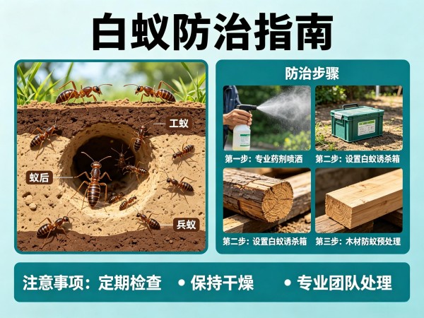 白蚁防治所施工注意事项 家庭灭白蚁安全操作 白蚁防治所施工注意事项 家庭灭白蚁安全操作